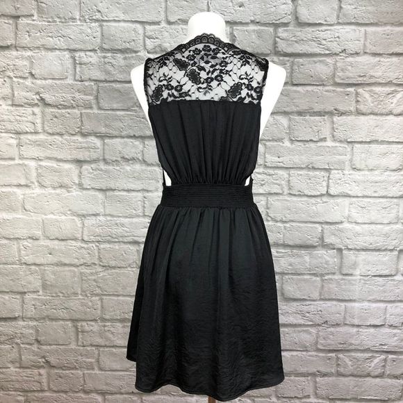 Free People Black Lace Open Sides Dress - Picture 4 of 4